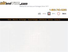 Tablet Screenshot of airandvac.com